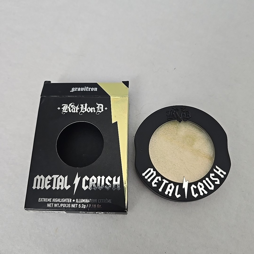 Kat Von D Metal Crush Extreme Highlighter‎ Powder Gravitron Glitter High Shine